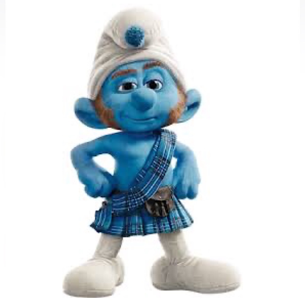 🛍️2 or$35🛍️⬇️Price Dropped ⬇️Gutsy Smurf (Scottish character)plush toy character